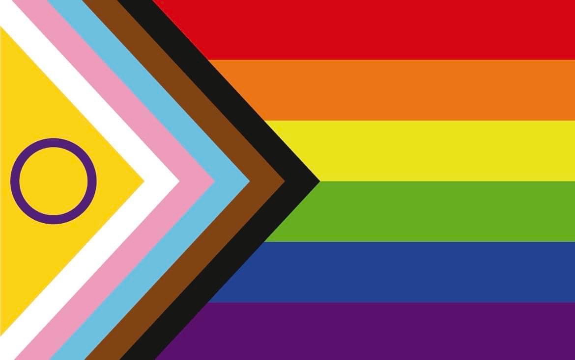 Vicki Routh. LGBTQ+flag SMALL